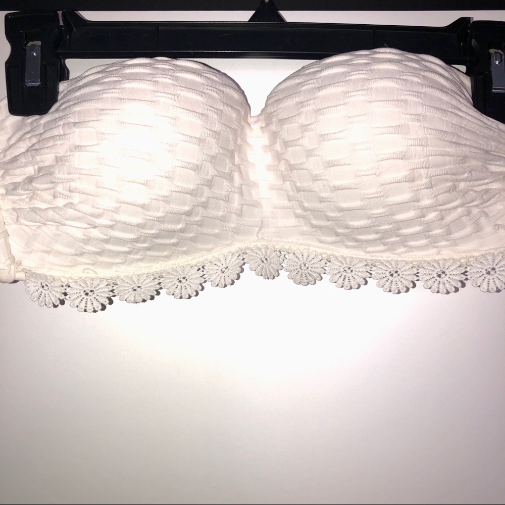 White bikini top